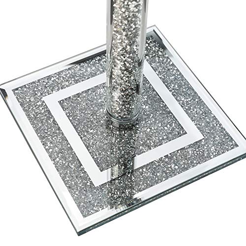Soporte para rollos de cocina de cristal portarrollos con base cuadrada 5