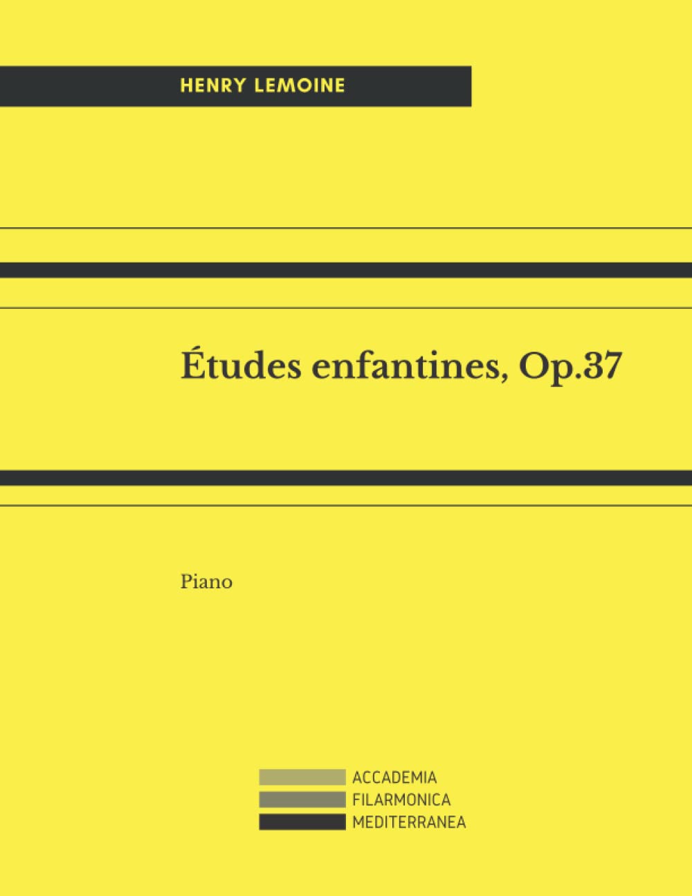 Études enfantines, Op.37: Piano