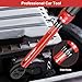 ATsafepro 3/8-Inch Drive Click Torque Wrench,Dual-Direction Adjustable,72-Tooth Dual Range Scales-5-50Ft-Lb/6.8-68Nm,Quick Release Ratchets