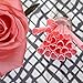 The best MOON 100pcs Heart Shaped Pink Straws Disposable Drinking Cute Straw Individually Wrapped Pink Plastic Straw Galentines Day, Cocktail, Birthday Party, Bridal Shower, Wedding Decorations