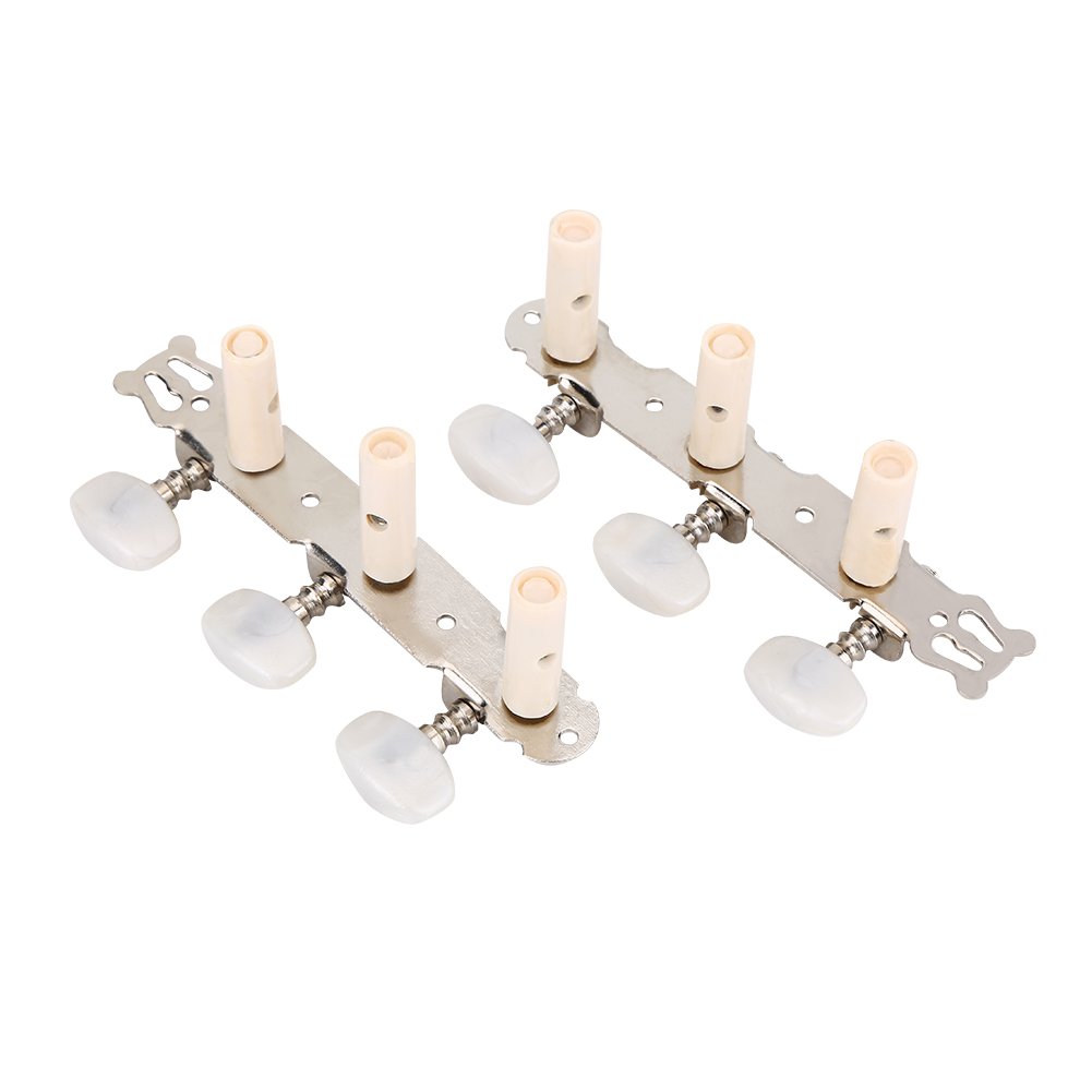 3R 3L Gitarre Stimmwirbel Mechaniken Akustikgitarre Mechaniken Saitenschlüssel Metall Stimmgeräte Guitar Tuning Pegs Machine Heads für Akustikgitarre Klassische Gitarre
