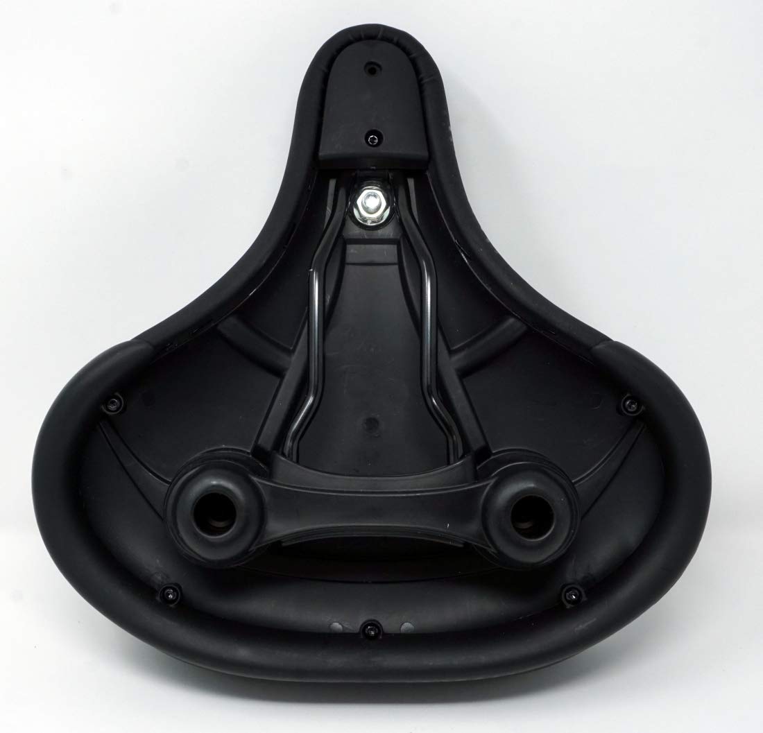CBK-MS Touren/City Fahrradsattel XXL schwarz Unisex Damen Herren Sattel mit Memory-Schaum ideal auch für das E-Bike Sport & Freizeit