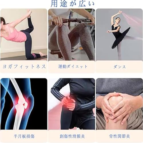 WISHOW 膝サポーター レッグウォーマー グレー L