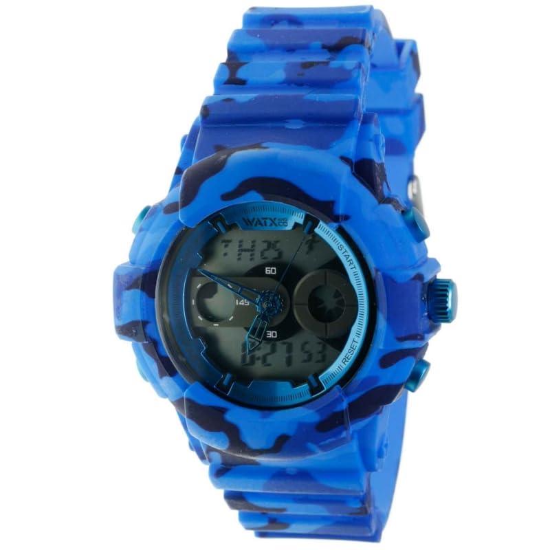 SMIORAS Watx and Co Rwa2701+cowa2715 Reloj Analógico/Digital para Hombre Colección Watx and Colors Caja De Resina Esfera Color Gris