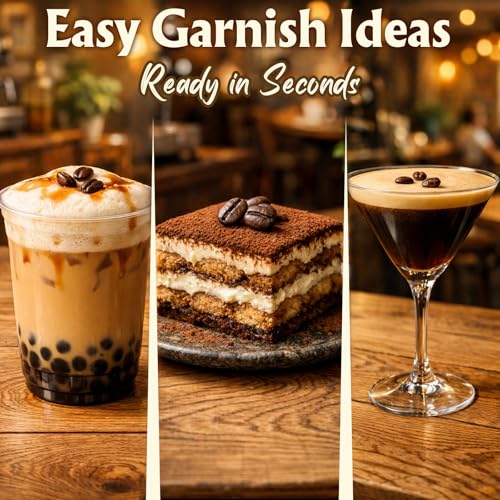 4oz Whole Coffee Beans Garnish