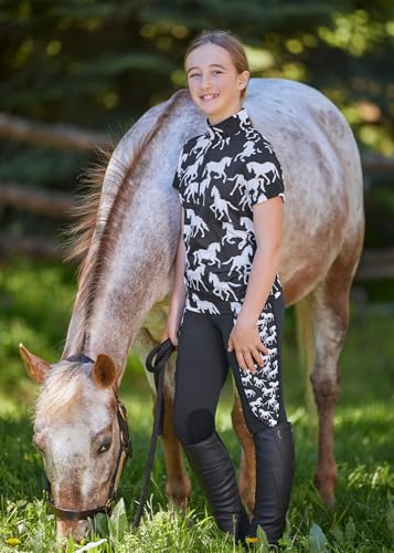 Kerrits Kids Breeze Ice Fil Short Sleeve Equestrian Shirt – Lightweight Cooling Horse Riding Top, Great for Summer Camp2