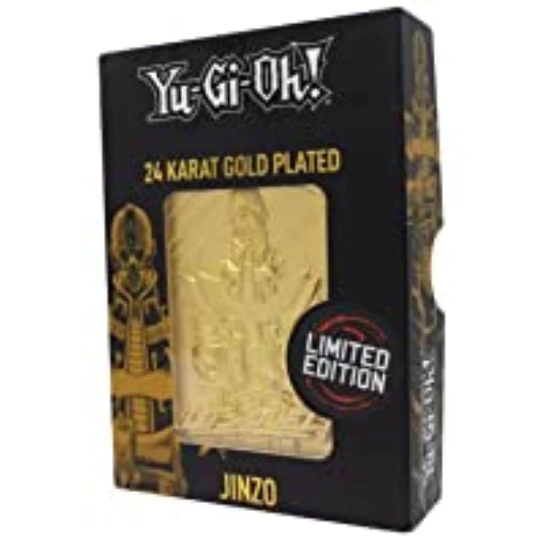 YU-GI-OH! - Jinzo - Carte en Métal Plaqué Or Collector