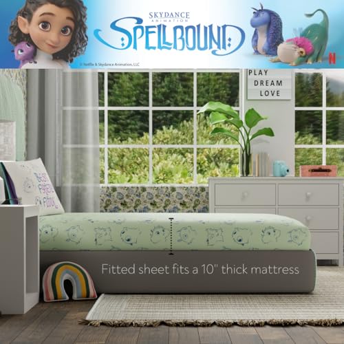 Image of Spellbound Kids Bedding Super Soft Microfiber Comforter and Sheet Set, 4 Piece Twin Size, (Officially Licensed Product) By Franco