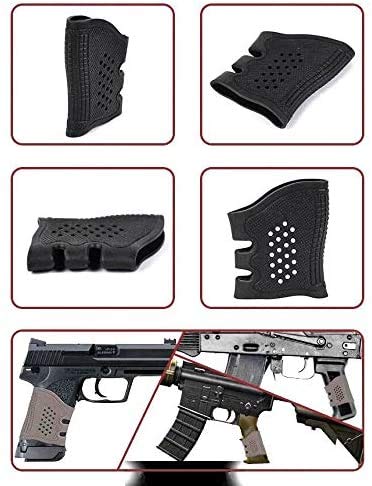 Fireclub Guanto/manicotto tattico in gomma GE4 for g17,19,23,20,21,22,31,34,35,37 nero, Nero