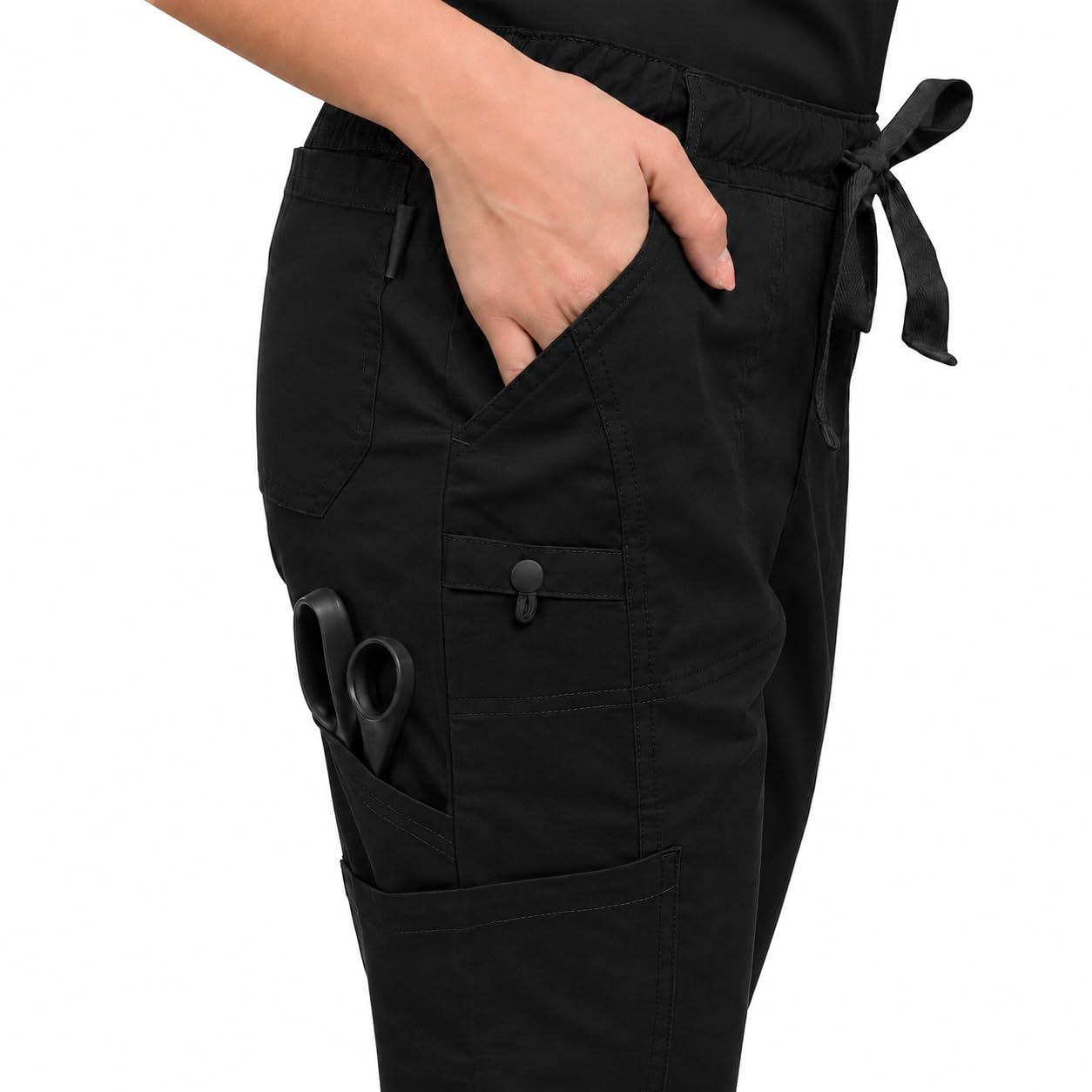 B-well Dante Pantalón Sanitario Mujer 5 Bolsillos Cintura elástica