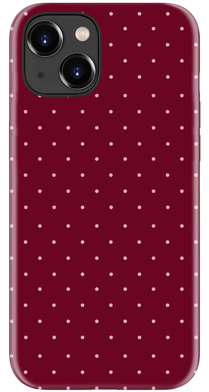 ICEDIO Cute Polka Dot Case for iPhone 15, Aesthetic Dotted Pattern | Compatible with MagS…