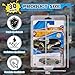 30 Pack Clear Protector Cases for Hot Wheels Storage, Clamshell Plastic Cases for 1:64 Scale Models Hot Wheels Display, 0.6mm Thick PET Vehicle Blister Pack Cover Cases