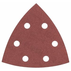 Bosch Professional Schuurbladen voor driehoekige schuurmachine hout en kleur Korrelgrootte 180 blauw