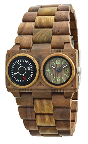 Orologio uomo in legno Green Time by Zzero