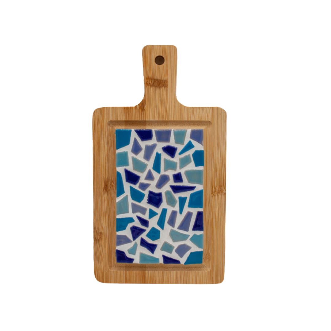 Little Creations Craft Kit Mosaic Serving Board - 20 cm Blauw Mix