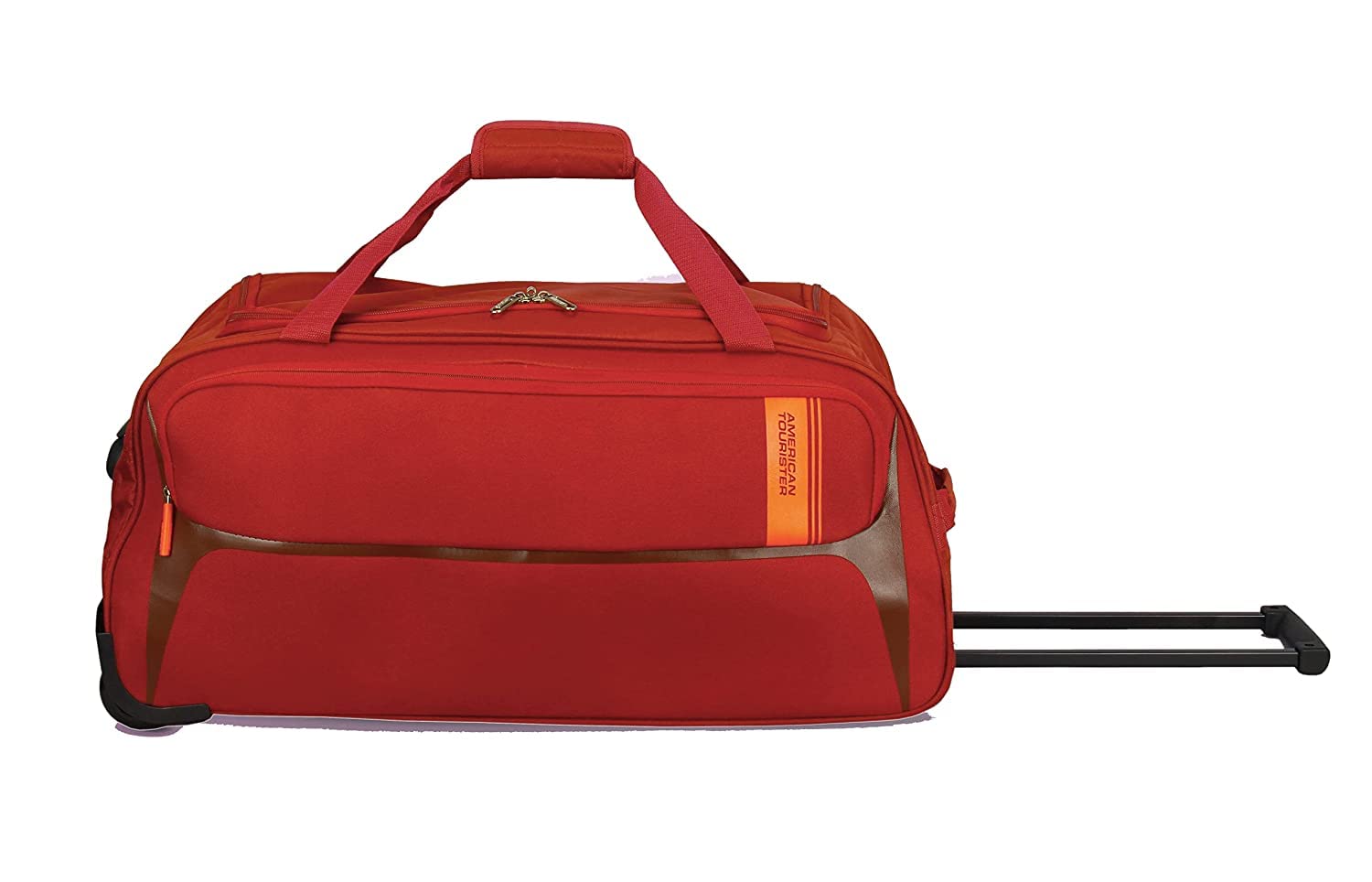 american tourister Polyester 65 Cms Travel Wheel Duffle Carry-On Luggage (Red), 32 Centimeters-picture-29