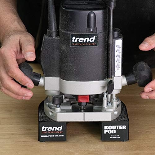 Router Pod Stand for Workbench Safety and Storage