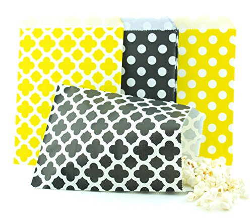 Sacs à bonbons en papier motif abeille pour emballer les cadeaux d'invités de baptême