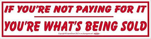 AzureGreen - Pegatina magnética para parachoques (11.8 x 3.0in)