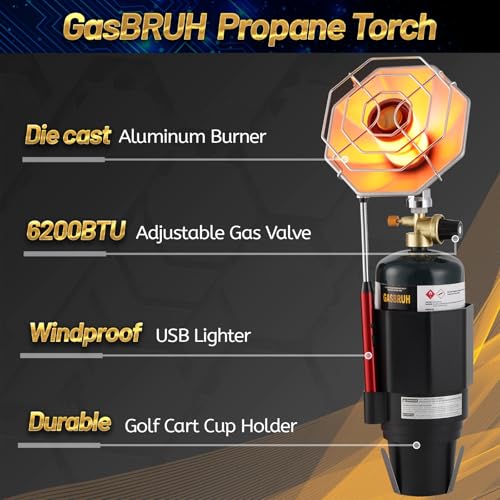 GasBRUH 6200BTU Propane Golf Cart Heater