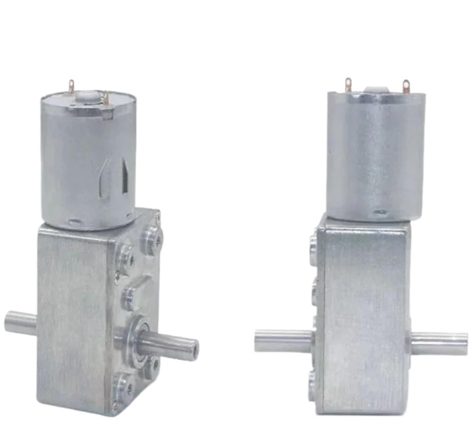1 x JGY370 DC 6 V 12 V 24 V Schneckengetriebemotor mit doppelter Ausgangswelle elektrischer Getriebemotor mit hohem Drehmoment, selbstsichernder Motor, 1 U/min, 210 U/min (30 U/min, 12 V)