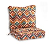 South Pine Porch Outdoor Surreal 2-Piece Deep Seat Cushion Set