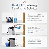 3-in-1 Entkalker für Kaffeevollautomaten & Kaffeemaschinen (55 Stück) - Entkalkungstabletten für Siemens EQ-Serie, Delonghi, Jura, Krups, Bosch, Miele, Melitta, Tassimo, WMF