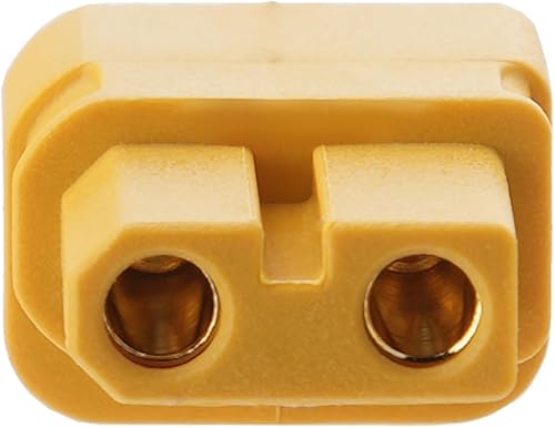 Miniatura 5 de 10 pares de conectores Amass XT30ULW-A, conectores hembra XT30 actualizados para batería Mini-UAV Robot Lipo (amarillo)