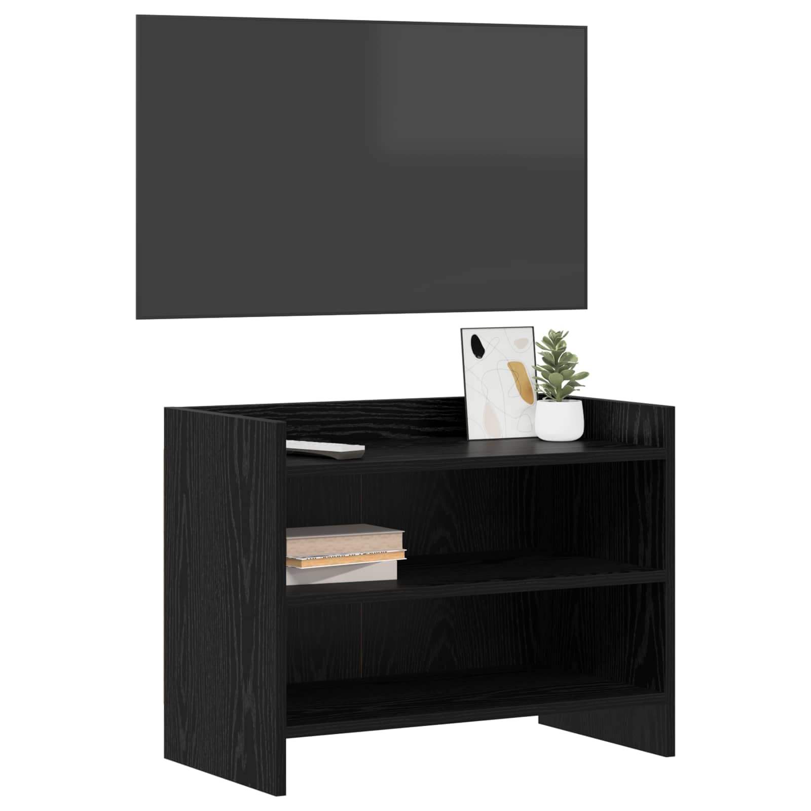 Mobile TV 60 x 33 x 47 cm, rovere nero