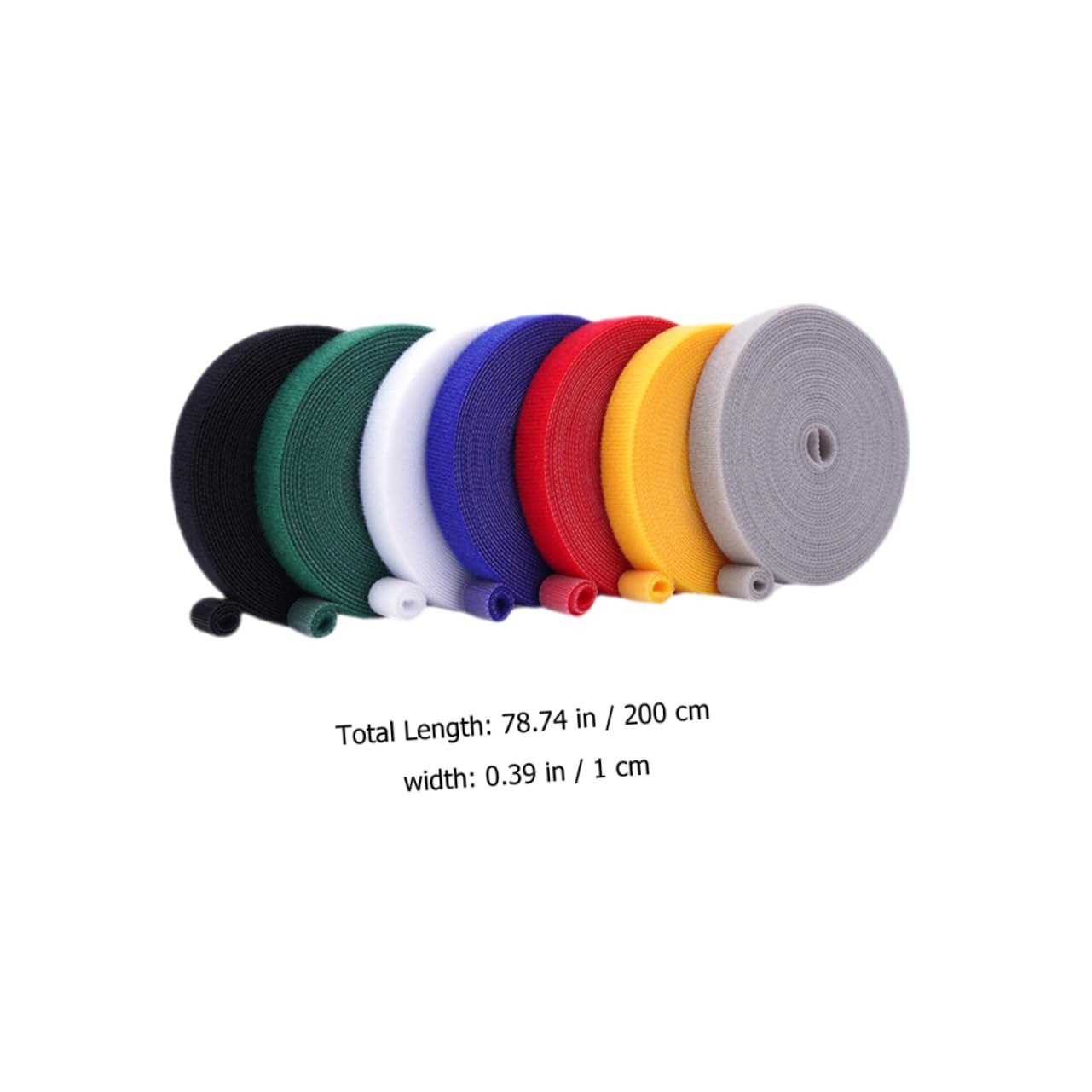 Sosoport 5 Series Correas De Plantas Escalada Cable Sujetar Propagación Oscuro Mini Corbata Flexible De Jardín Lazos De Jardín para Plantas Alambre De Amarre De Jardín Nylon 7 Piezas X 5