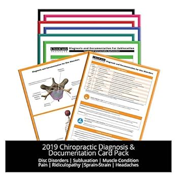 Unbound Chiropractic 2019 Diagnosis & Documentation Cards Book