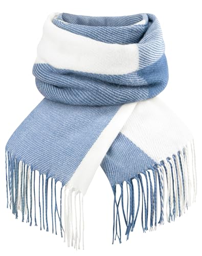 Image of Loritta Winter Scarf for Women, Long Plaid Shawl Wraps Scarves Gifts