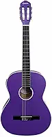 Violão Elétrico N-14 Roxo Nylon Acústico 4/4 Versátil E Leve