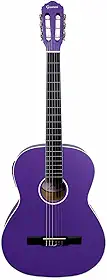 Violão Elétrico N-14 Roxo Nylon Acústico 4/4 Versátil E Leve