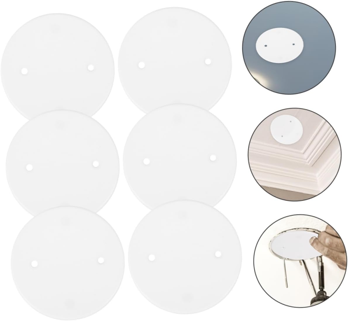 60pcs Octagonal Cover Plate for Ceiling Electrical Outlet Cover Wire Panel Ceiling Box Plate Weatherproof for Outdoor Modern Design