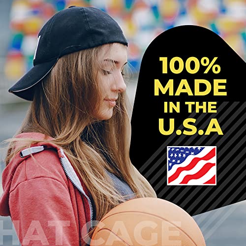 Ballcapbuddy - Original And Patented Hat Cleaner, Hat Washer For Washing Machine Or Dishwasher, Cap Washer Frame For Flat & Curved Hats, 3 Pack, Black, Made In Usa #TOP3