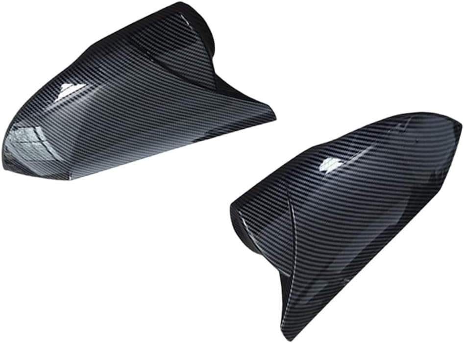 Rear View Mirror Outside Housing Wing Mirror Cover Cap Glossy Black, 2021-2022 Compatible with Hyundai Compatible with Elantra, Exterior Rear View Mirror Housing Door Wing Mirror Cover Cap