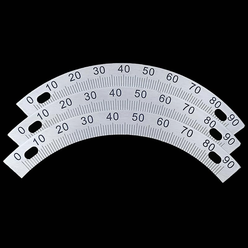 Semicircular Stainless Steel Dial Positioning Hole Protractor Ruler Angle 180 Dial 60MM 80MM 120M 240MM Measurement Tools (240X200X2MM)