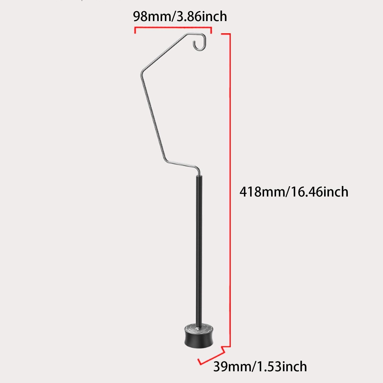 Menolana Camping Lantern Stand,Light Hanger Garden Hiking Picnic Lamp Pole Lamp Holder Stand for Trip Traveling Outdoor Activities BBQ