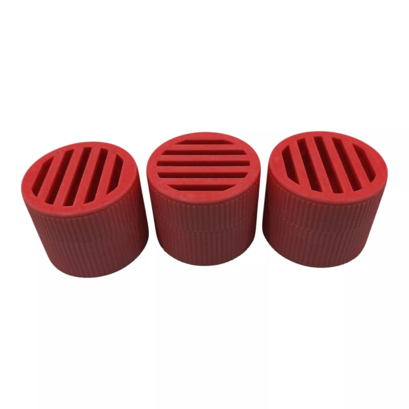 Scent Training Containers β Set of 3 Vented Screw-Top Boxes (RED)