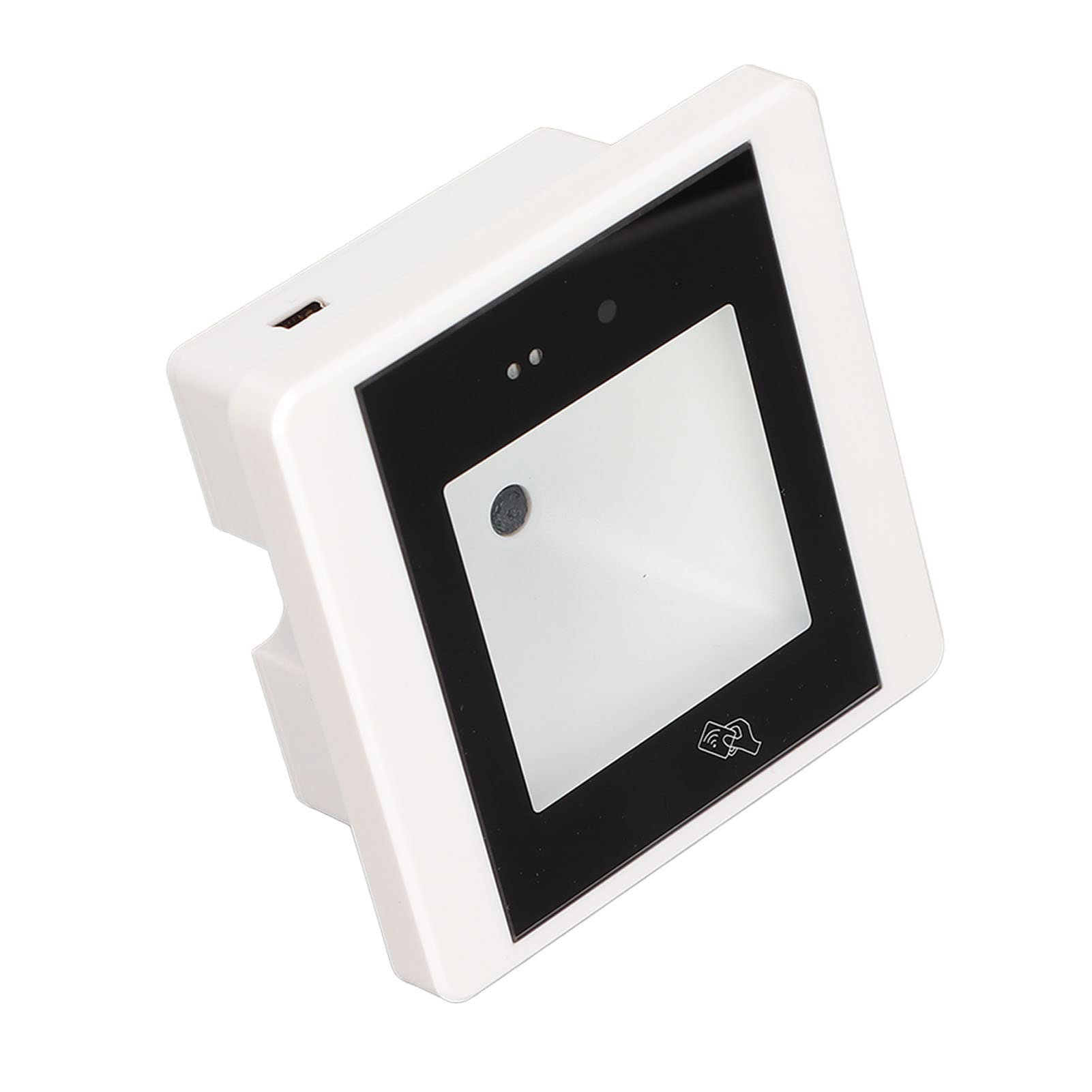 CHICIRIS Escáner de Códigos de Barras de Alta Velocidad Lector QR Compacto 1D 2D para Control de Acceso Comunitario y Gestión de Personal Diseño Duradero (R35C Blanco)