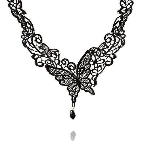 Collier ras de cou papillon pour sublimer une robe de soirée chic