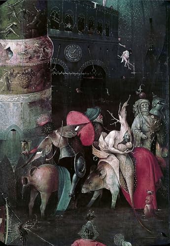 Impression sur toile Le Haywain de Hieronymus Bosch grand format 60x90cm