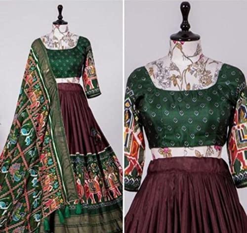 RUDVED Women's wear patola print Dola silk traditional chaniya choli - Image 3