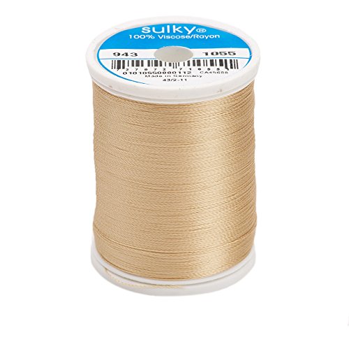 Hilo Rayon 850 yd Sulky 268d 40wt Tawny Tan miniatura 1