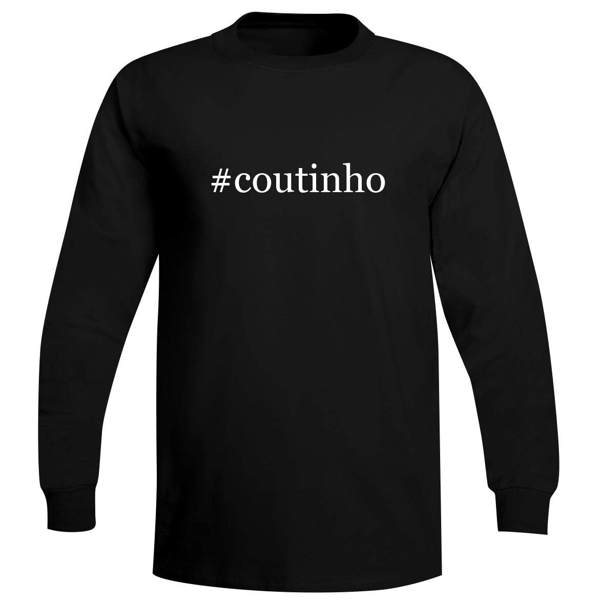 The Town Butler #Coutinho - A Soft & Comfortable Hashtag Men's Long Sleeve T-Shirt