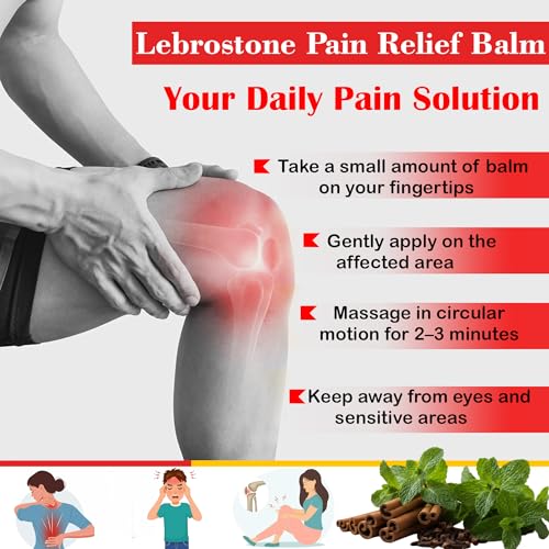 Image of Pain Relief Balm, Ayurvedic Herbal Formula, 10ml | Fast Relief from Joint Pain, Back Pain, Headache, Knee Pain & Muscle Stiffness, Deep Penetration, Long-Lasting Comfort