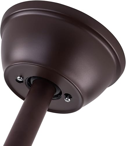 Miniatura 7 de Ventilador de techo invisible de 42 pulgadas, ventilador de techo retro con vitrales, ventilador de techo retráctil con luces y control remoto,