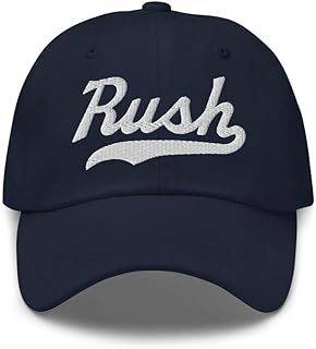 Rush Hat Rush Baseball Hat Personalized Custom Last Name Cap Family Name Headwear Surname Cap Gift Unisex Adjustable