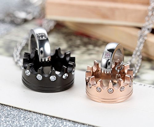 Set Collane Fidanzati Bracciale Croce: His Queen